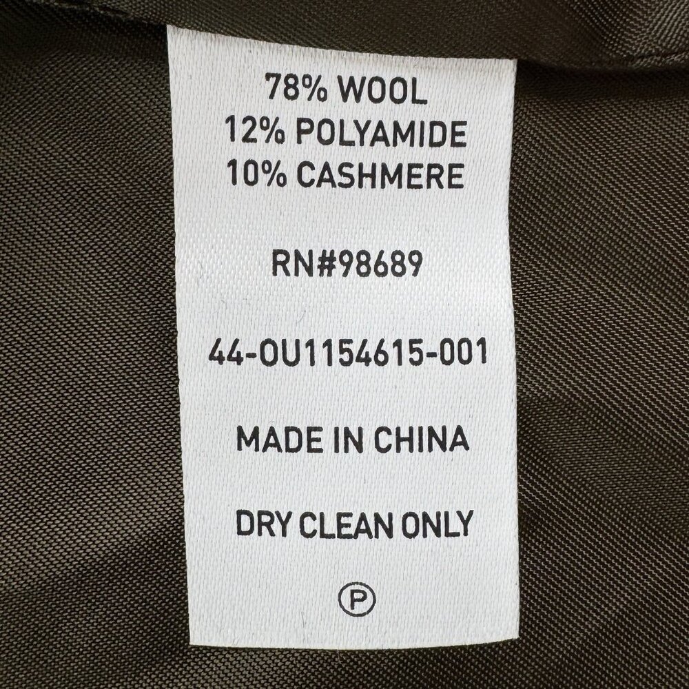 Todd Snyder Italian Wool Cashmere Cafe Jacket Men's XL Black Quiet Luxury $698 - Picture 10 of 14
